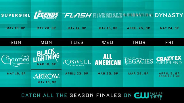 CW Finale Dates