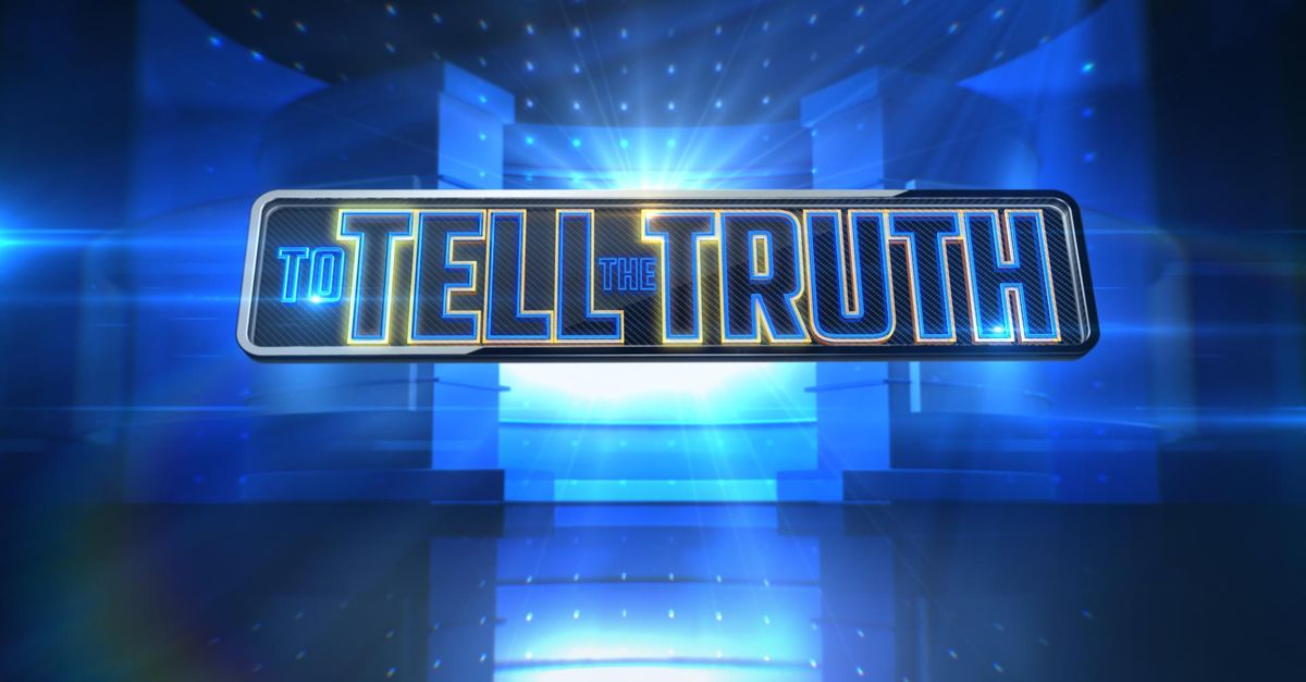 To Tell the Truth Cancelled TV Show?